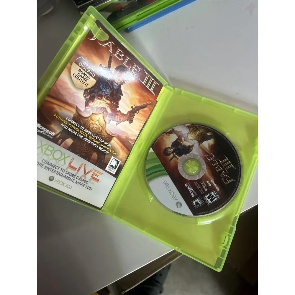 Fable 3 III (Microsoft Xbox 360, 2010) Complete With Manual
